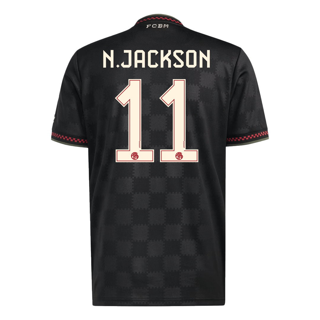 Pánské Bayern Munich N.JACKSON #11 Třetí pryč Fotbalový dres 2025/26