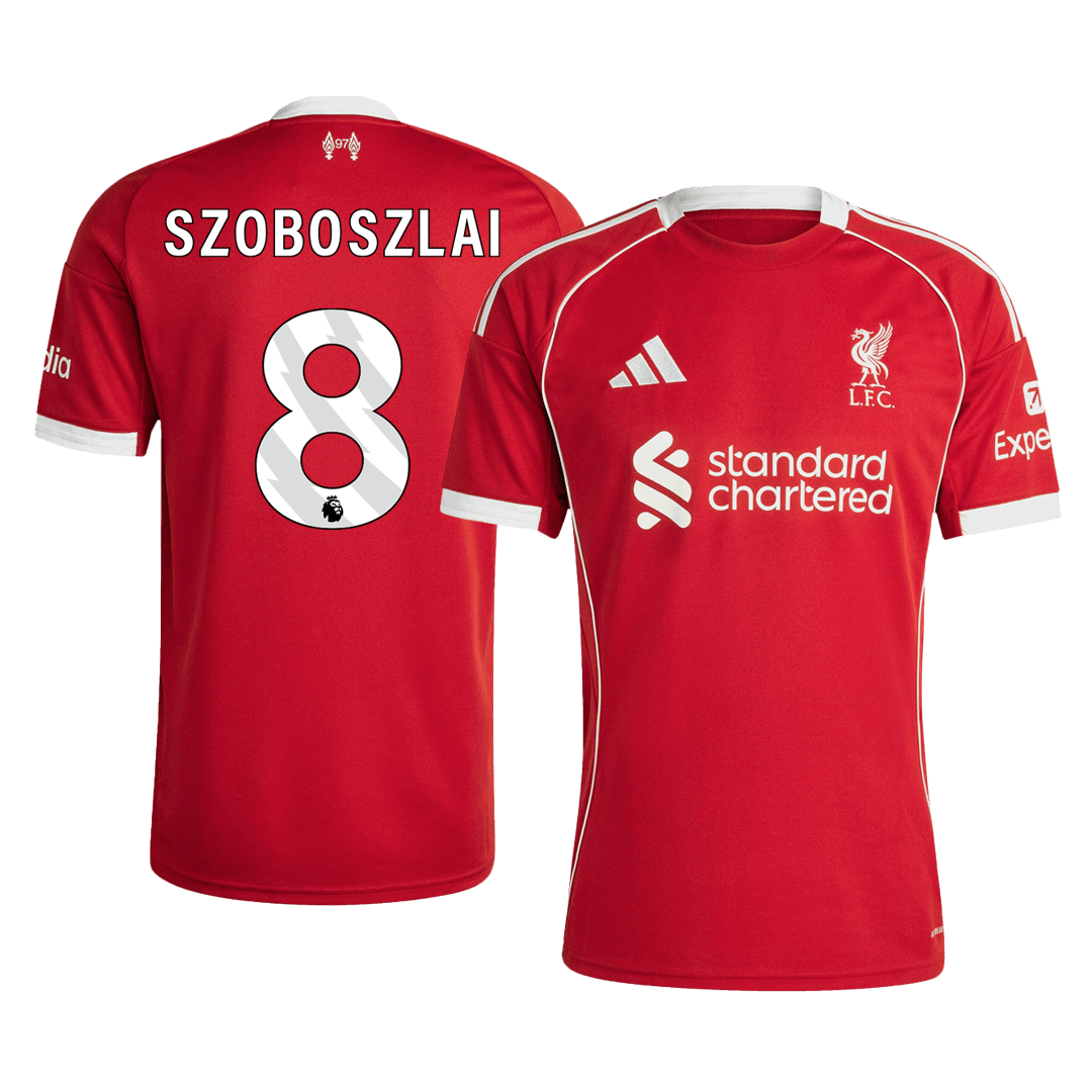 Pánské Liverpool SZOBOSZLAI #8 Domov Fotbalový dres 2025/26