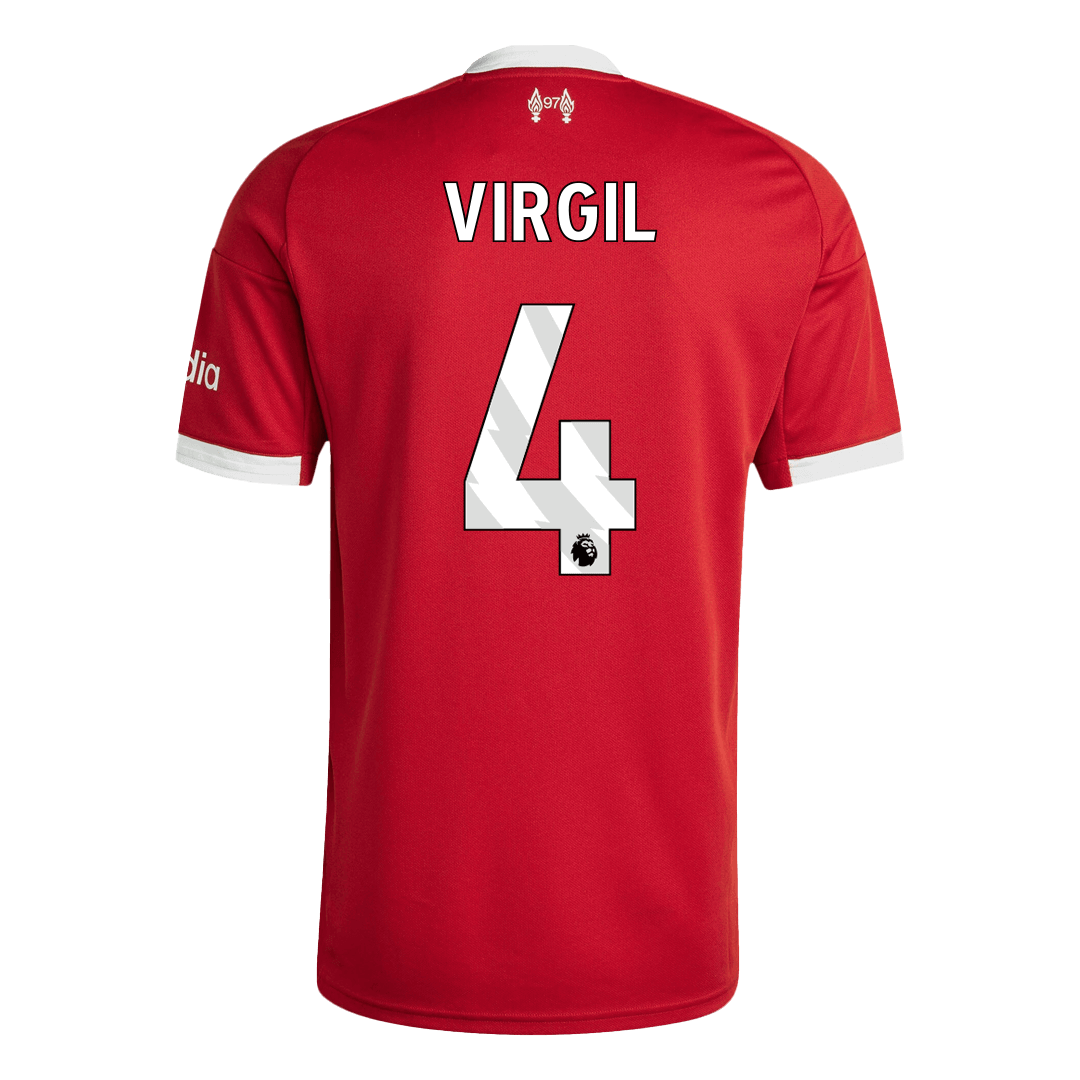 Pánský domácí fotbalový dres Liverpool VIRGIL #4 2025/26