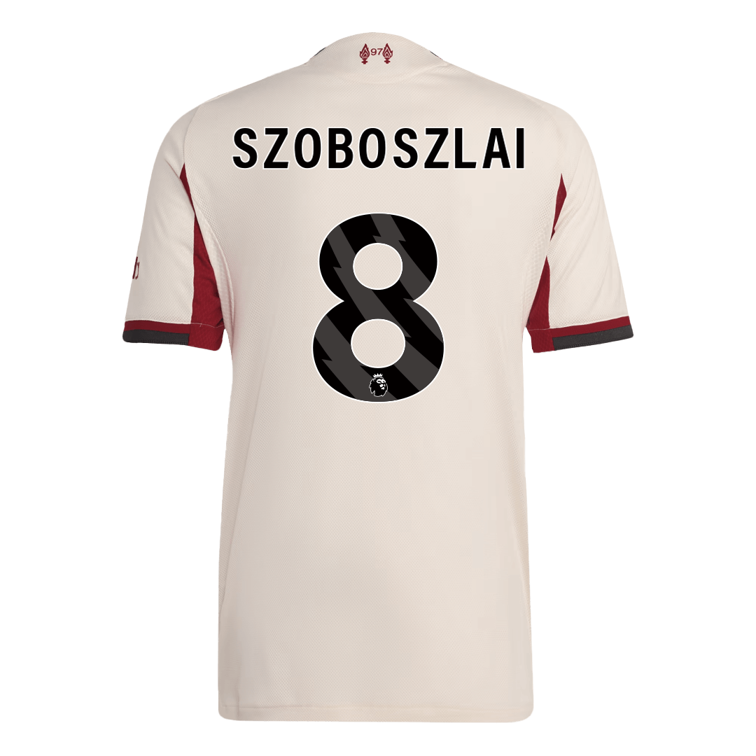 Liverpool SZOBOSZLAI #8 Pryč Fotbalový dres 2025/26 - verze pro hráče