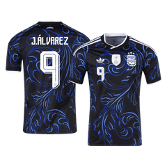Pánské Argentina J. ÁLVAREZ #9 Pryč Fotbalový dres Mistrovství světa 2026