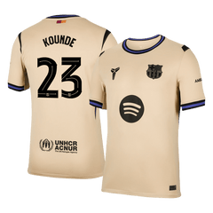Pánské Barcelona KOUNDE #23 Pryč Fotbalový dres 2025/26 - UCL