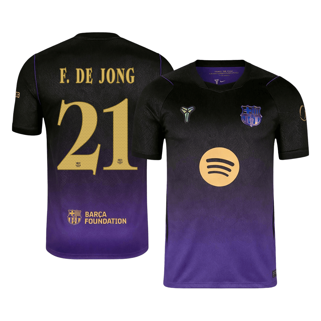 Pánské Barcelona F. DE JONG #21 Pryč Fotbalový dres 2026/27 - UCL