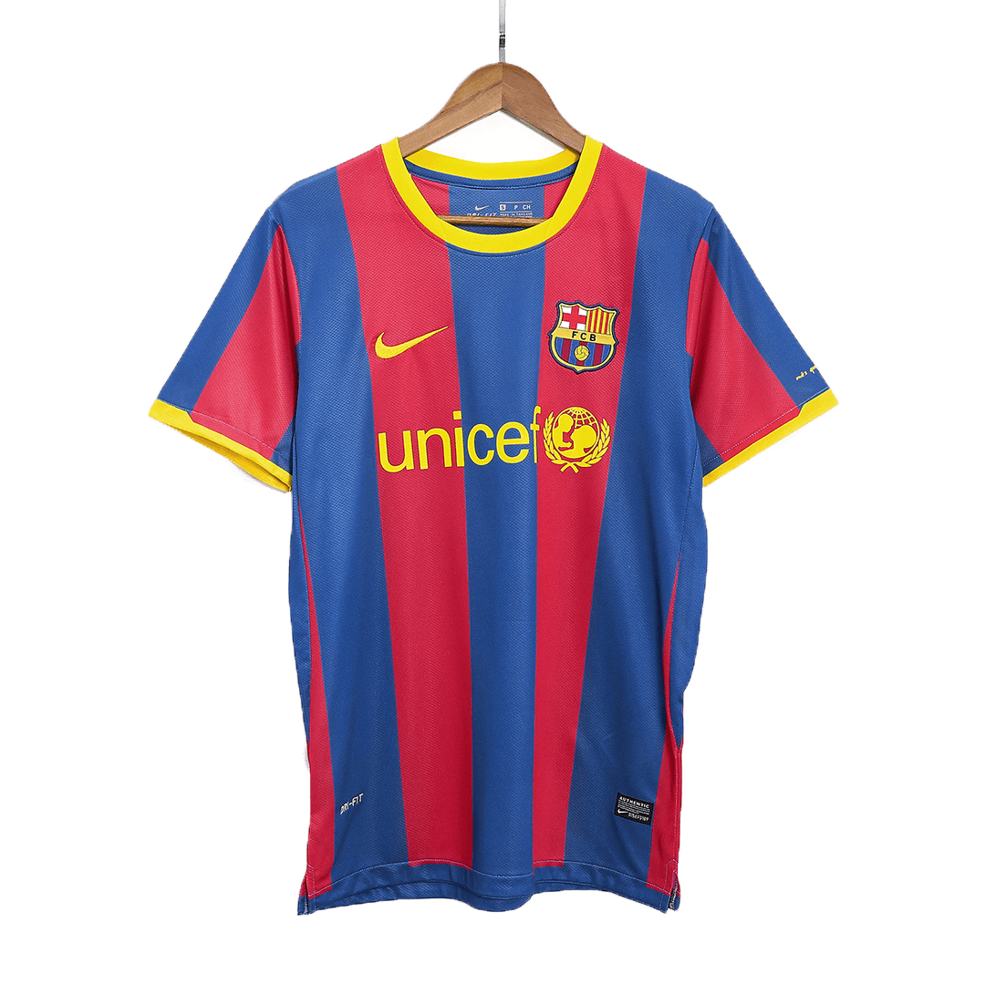 Barcelona MESSI #10 Home Retro Football Jersey 2010/11