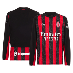 Pánské AC Milan Domov Fotbalový dres s dlouhým rukávem 2025/26